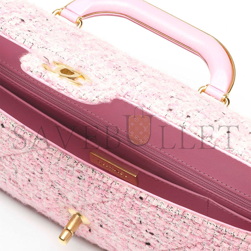 Ch**el master large flap bag with top handle as5807 (30*12.5*5cm)